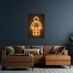 Minifig Print on Acrylic Glass by Octavian Mielu (16"H x 24"W x 0.25"D)