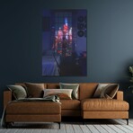 Another Lonely Night Print on Acrylic Glass by Davansh Atry (16"H x 24"W x 0.25"D)