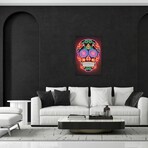 Day Of The Dead Print on Acrylic Glass by Octavian Mielu (16"H x 24"W x 0.25"D)