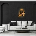 Wall Street Print on Acrylic Glass by Octavian Mielu (16"H x 24"W x 0.25"D)