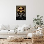 Basquiat Print on Acrylic Glass by Octavian Mielu (16"H x 24"W x 0.25"D)