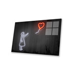 Girl With A Balloon Print on Acrylic Glass by Octavian Mielu (24"H x 16"W x 0.25"D)
