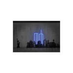 New York Print on Acrylic Glass by Octavian Mielu (24"H x 16"W x 0.25"D)