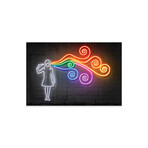 The Dark Side Of The Mind Print on Acrylic Glass by Octavian Mielu (24"H x 16"W x 0.25"D)