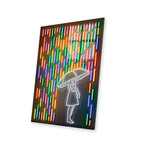 Rain Print on Acrylic Glass by Octavian Mielu (16"H x 24"W x 0.25"D)