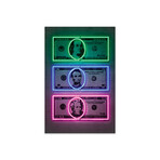 Dollars Print on Acrylic Glass by Octavian Mielu (16"H x 24"W x 0.25"D)