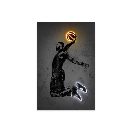 James Print on Acrylic Glass by Octavian Mielu (16"H x 24"W x 0.25"D)