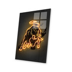 Wall Street Print on Acrylic Glass by Octavian Mielu (16"H x 24"W x 0.25"D)