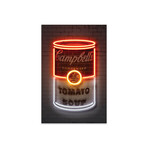 Soup can Print on Acrylic Glass by Octavian Mielu (16"H x 24"W x 0.25"D)