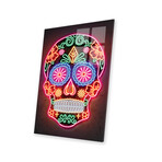 Day Of The Dead Print on Acrylic Glass by Octavian Mielu (16"H x 24"W x 0.25"D)