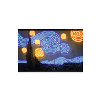 Starry Night Print on Acrylic Glass by Octavian Mielu (24"H x 16"W x 0.25"D)