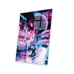 Tokyo 2077 Print on Acrylic Glass by Gab Fernando (16"H x 24"W x 0.25"D)