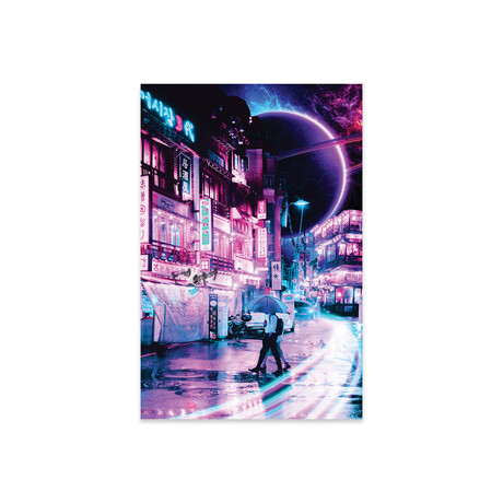 Tokyo 2077 Print on Acrylic Glass by Gab Fernando (16"H x 24"W x 0.25"D)