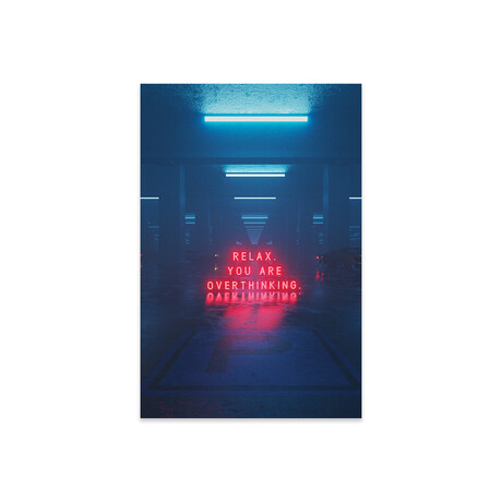 Restless Mind Print on Acrylic Glass by Davansh Atry (16"H x 24"W x 0.25"D)