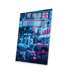 Tokyo Street Print on Acrylic Glass by Gab Fernando (16"H x 24"W x 0.25"D)