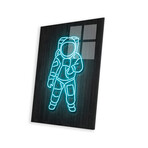 Astronaut Print on Acrylic Glass by Octavian Mielu (16"H x 24"W x 0.25"D)