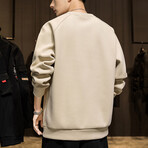 Solid Sweatshirt // Beige (XS)