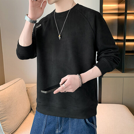 Solid Sweatshirt  // Black (XS)