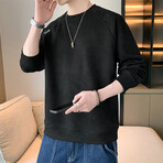 Solid Sweatshirt  // Black (XL)