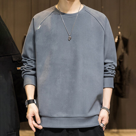 Solid Sweatshirt // Gray (XS)