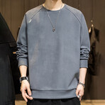 Solid Sweatshirt // Gray (L)