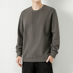 Printed Patterns Sweatshirt // Dark Gray (L)