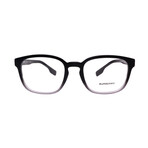 Mens Burberry BE2344 3955 Square Optical Glasses // Black + Clear