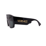 Mens Versace VE4439 GB1/71 Aviator Sunglasses // Black + green