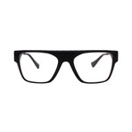 Versace  // Men's // VE3326U 5380 Square Optical Glasses // Black +  Clear Demo Lenses