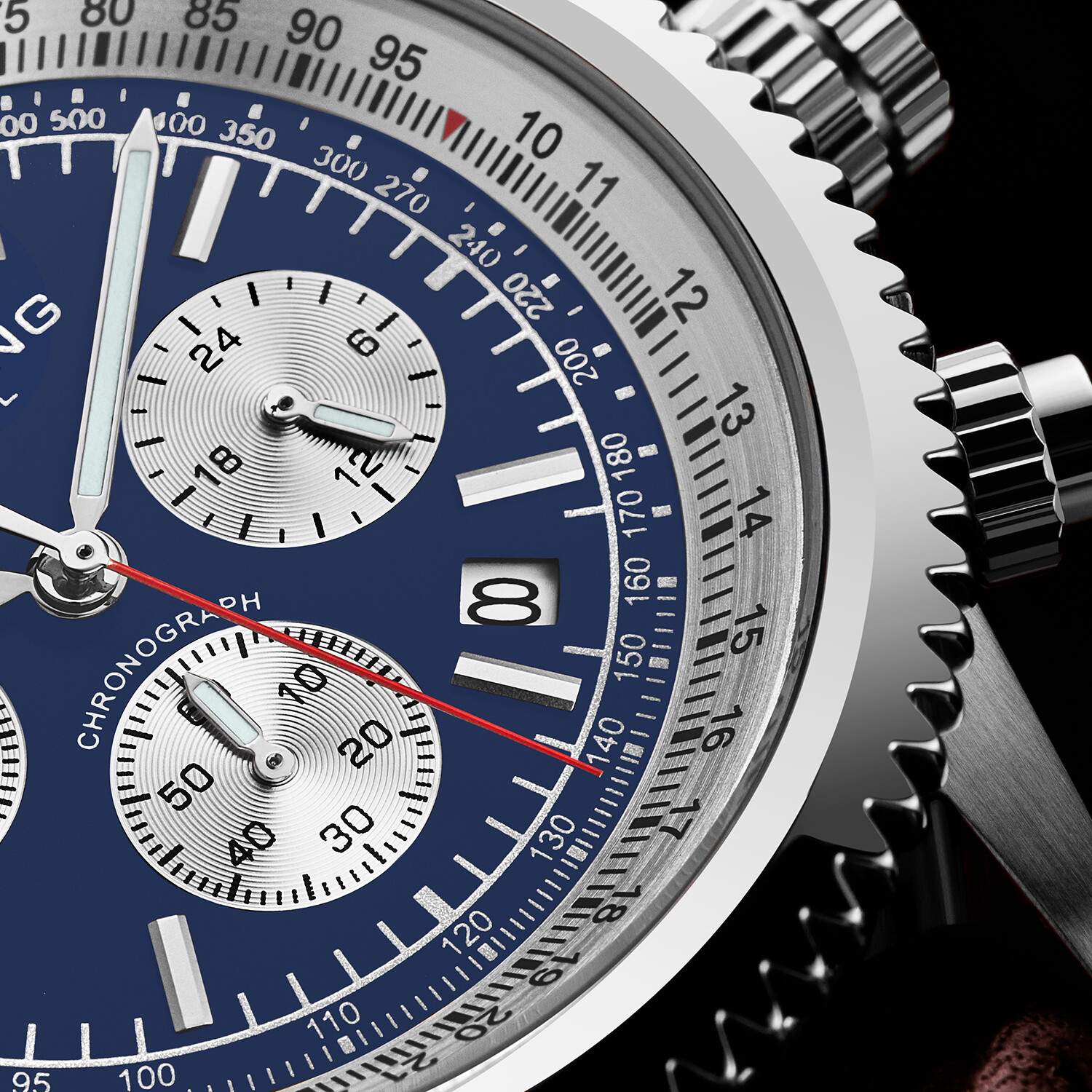Stuhrling Original Monaco Chronograph Tachymeter Quartz // 4015.1 ...