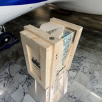 Lufthansa Heist Crate Money Table