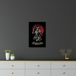 Bushido Samurai (Bushido Virtues Kanji) Print on Acrylic by Cornel Vlad (16"H x 24"W x 0.25"D)