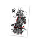 Samurai Sumi-E Print on Acrylic by Antonio Camarena (16"H x 24"W x 0.25"D)