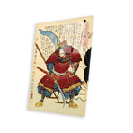 Samurai with Naginata Print on Acrylic by Unknown Artist (16"H x 24"W x 0.25"D)