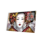 Becoming A Geisha Print on Acrylic by Marine Loup (24"H x 16"W x 0.25"D)