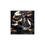 Metallic Koi IV Print on Acrylic by SpaceFrog Designs (24"H x 24"W x 0.25"D)