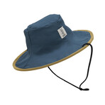 Joe Bee Reversible Hat // Tan + Blue