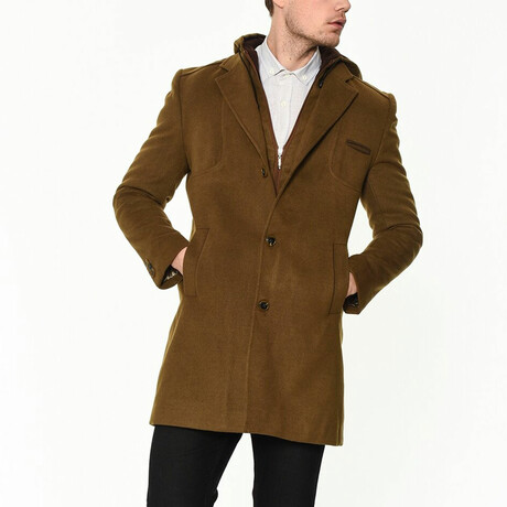 Hooded Coat // Brown (S)