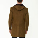 Hooded Coat // Brown (S)