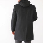 Hooded Coat // Anthracite (4XL)