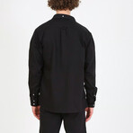 Utility Button Up Shirt // Black (M)