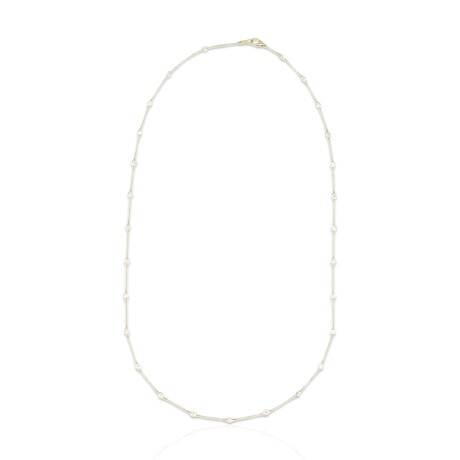 18K Yellow Gold Diamonds by The Yard Necklace // 20" // New