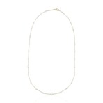 18K Yellow Gold Diamonds by The Yard Necklace // 20" // New