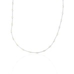 18K Yellow Gold + 18k White Gold Diamonds by The Yard Necklace // 20" // New