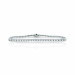 18K White Gold Diamond Tennis Bracelet II // 7.5" // New