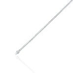 18K White Gold Diamond Tennis Bracelet II // 7.5" // New