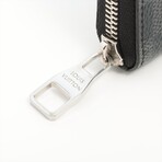 Louis Vuitton Damier Graphite Zippy Wallet Vertical N63095 CA2188 Round-Zip-Wallet