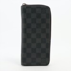 Louis Vuitton Damier Graphite Zippy Wallet Vertical N63095 CA2188 Round-Zip-Wallet