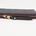 Louis Vuitton Monogram Empreinte Zippy Wallet M62121 Marine Rouge Round-Zip-Wallet