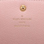 Louis Vuitton Damier Azur Emily N41625 TA3189 Rose Ballerine Wallet